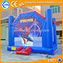 Maison de rebond gonflable Spiderman, château pneumatique gonflable neuf conçu, bouncers gonflables intérieurs pour enfants